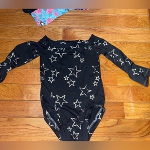 2T/3T toddler star long sleeve leotard